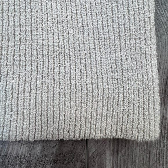 Madewell Halstead Square-Neck Sweater Cropped Tank Grey Medium - Picture 2 of 7